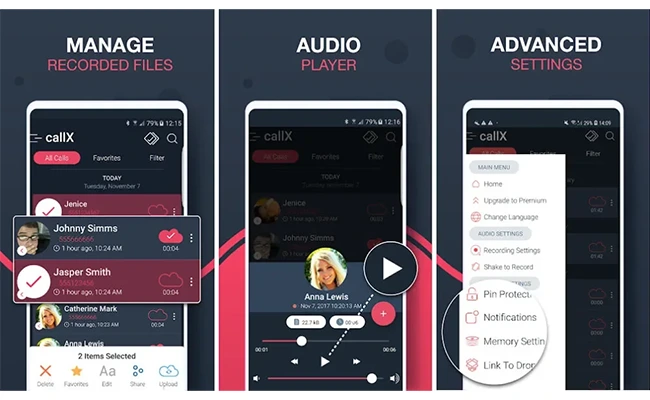 برنامه callX اسکرین شات برنامه callX
